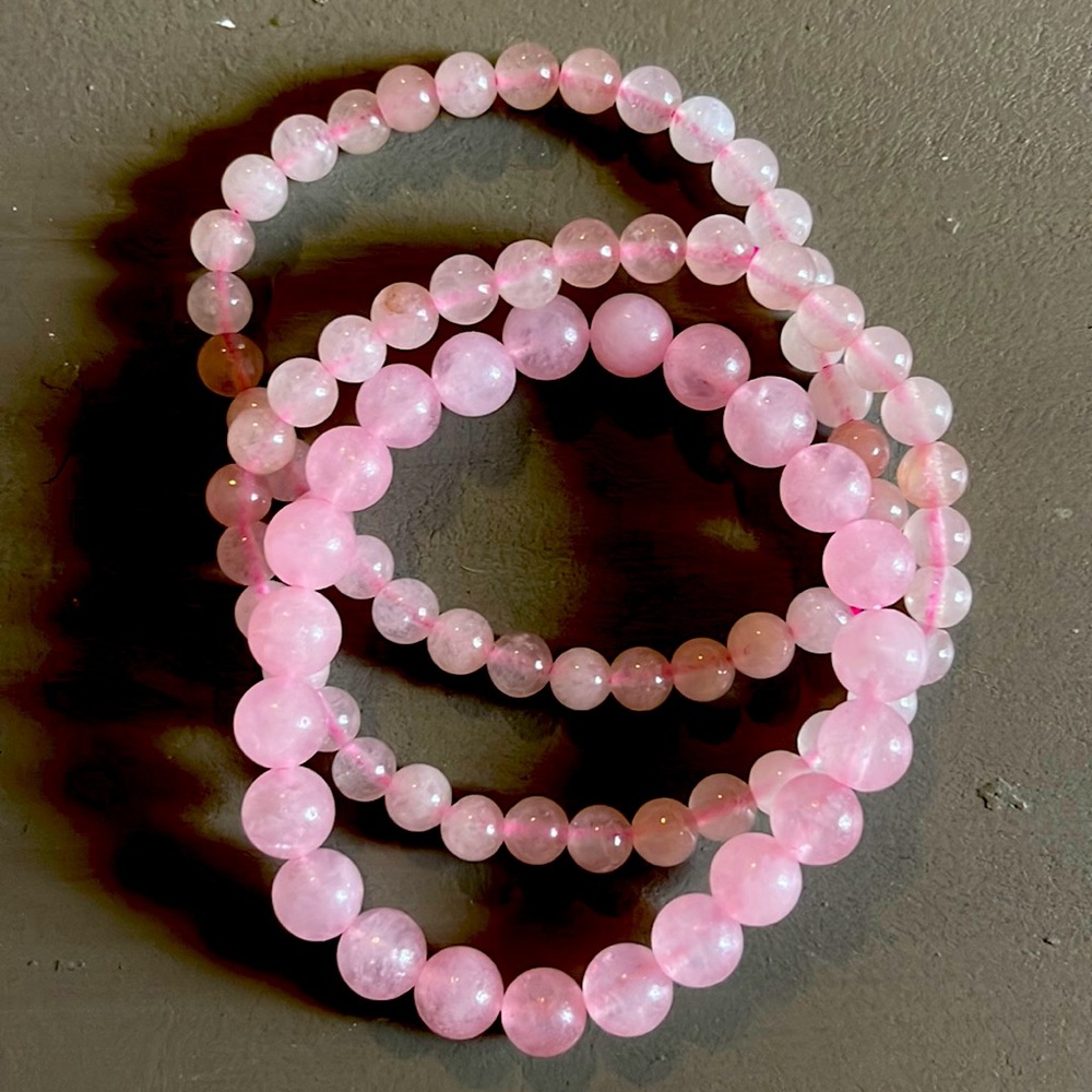 Rose quartz natural bracelets 3